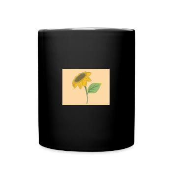 Sunflower is us - Full Colour Mug - black - Front