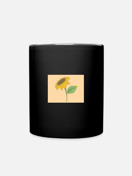 Sunflower is us - Full Colour Mug - black