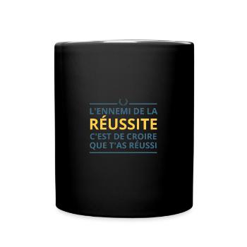 The enemy of success - Full Colour Mug - black - Front