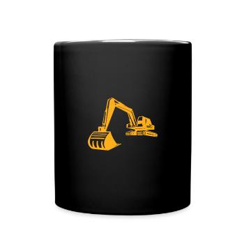Silhouette de pelle, conception précise pour - Mug uni - noir - Devant