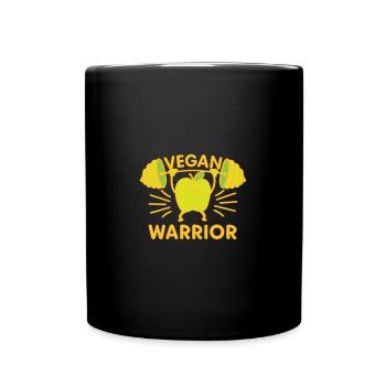 vegan citation humoristique - Mug uni - noir - Devant