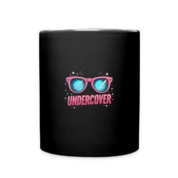 Undercover Speech - Sunglasses Design - Full Colour Mug - black - Front