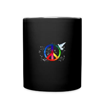 Peace - Full Colour Mug - black - Front