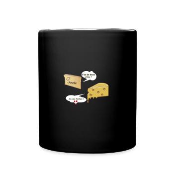 T wie schöne Augen - Tasse einfarbig - Schwarz - Vorne