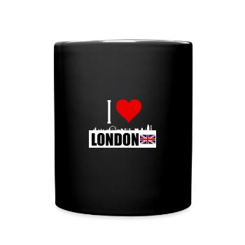 I love london - Full Colour Mug - black - Front