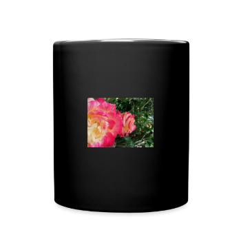 roses - Mug uni - noir - Devant