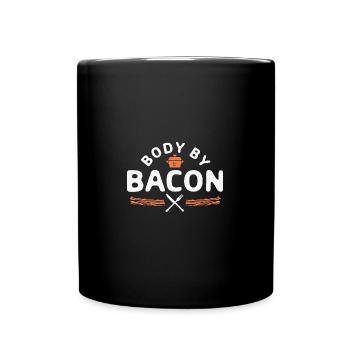 Cheat Day Burrito Burger Fast Food Pizza - Tasse einfarbig - Schwarz - Vorne