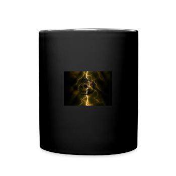 Totenkopf - Tasse einfarbig - Schwarz - Vorne