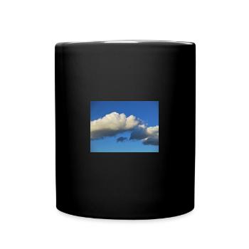 NUAGES BLANCS 3118 3 - Mug uni - noir - Devant