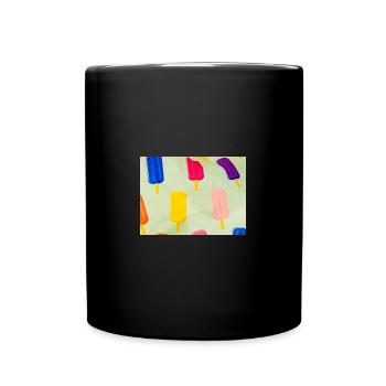 ice lollies t shirt - Full Colour Mug - black - Front