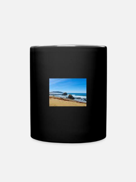 Plage de Californie - Mug uni - noir