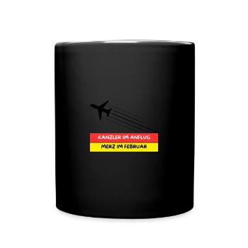 Federal Chancellor approaching 2025 - Full Colour Mug - black - Front
