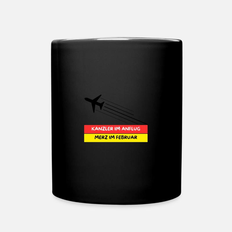Federal Chancellor approaching 2025 - Full Colour Mug - black