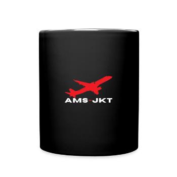 INDONET Amsterdam - Jakarta - Full Colour Mug - black - Front
