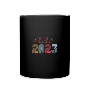 Happy New Year 2023 New Year's Eve Christmas - Full Colour Mug - black - Front