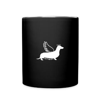 Loyalty Dackel - Tasse einfarbig - Schwarz - Vorne