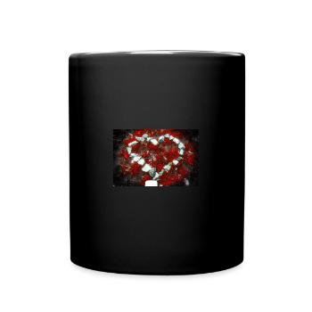 Cœur de pierre - Mug uni - noir - Devant