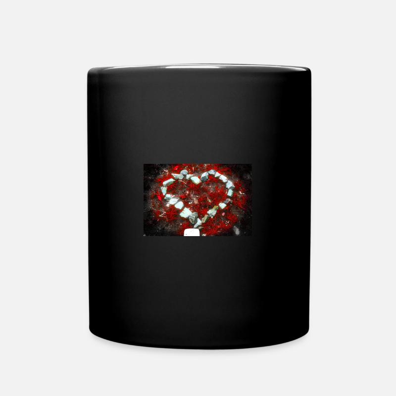 Stoneheart - Tasse einfarbig - Schwarz