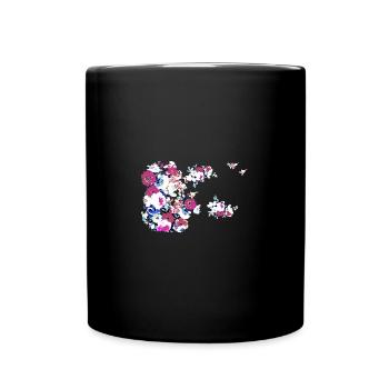 Fleurs,Fleur,Printemps,Fleurs - Mug uni - noir - Devant