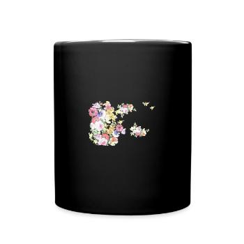 Fleurs,Fleur,Printemps,Fleurs - Mug uni - noir - Devant