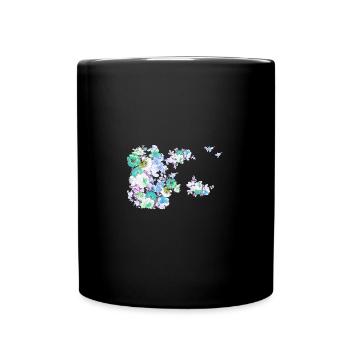 Fleurs,Fleur,Printemps,Fleurs - Mug uni - noir - Devant