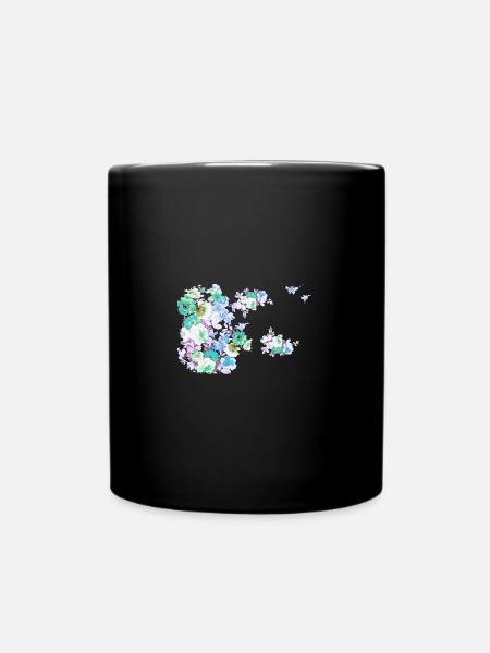 Fleurs,Fleur,Printemps,Fleurs - Mug uni - noir