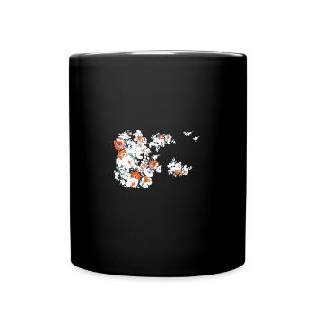 Fleurs,Fleur,Printemps,Fleurs - Mug uni - noir - Devant
