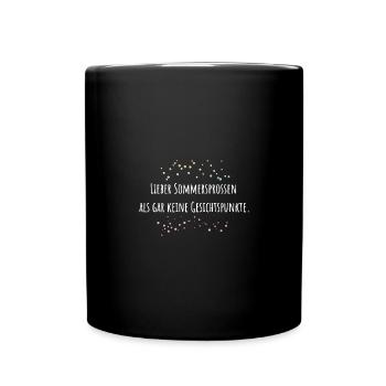 Better freckles than no points of view at all - Full Colour Mug - black - Front