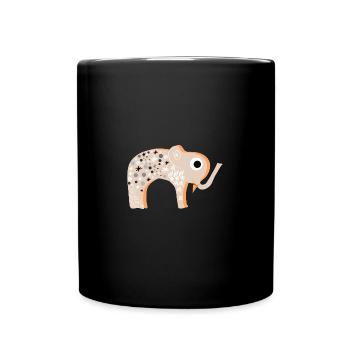Hellophant Spiralium y Boulium - Dessin Artistique - Mug uni - noir - Devant
