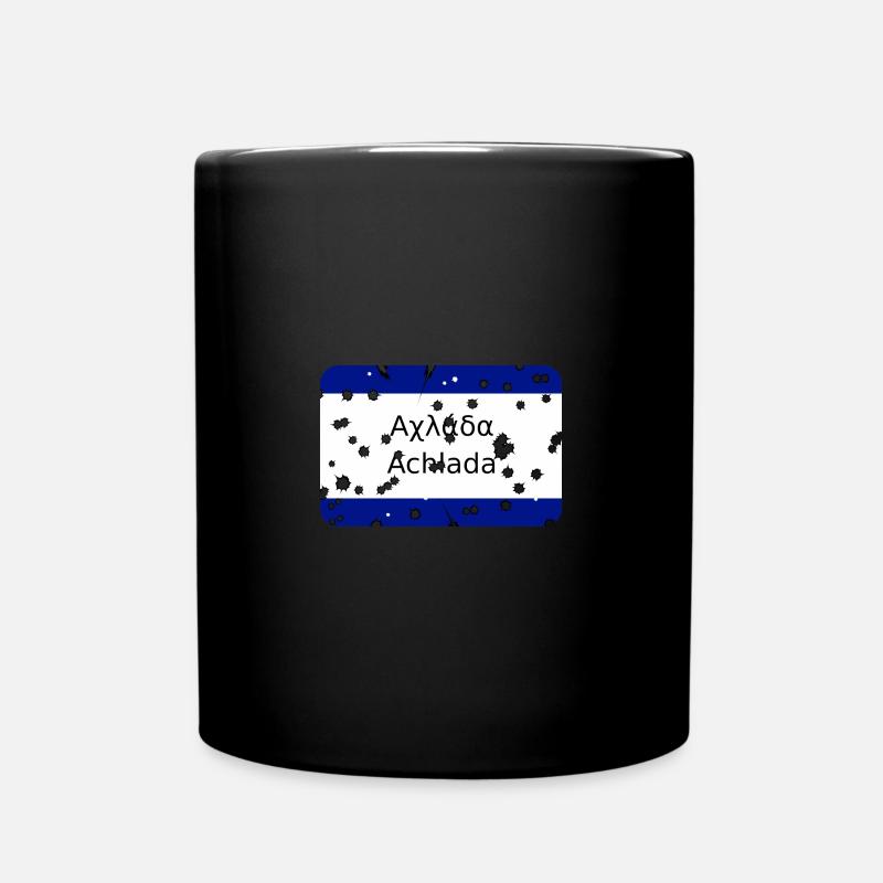 Panneau de la ville MG Kriti Achlada - Mug uni - noir