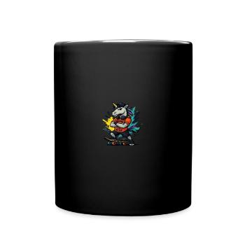 Licorne de style urbain - Mug uni - noir - Devant
