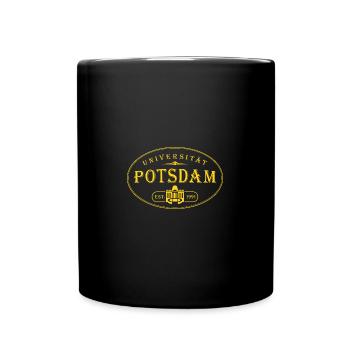 Universität Potsdam - Tasse einfarbig - Schwarz - Vorne