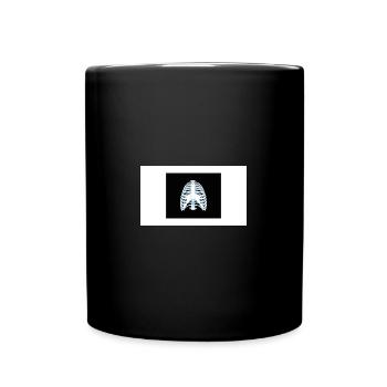 Skelett - Tasse einfarbig - Schwarz - Vorne