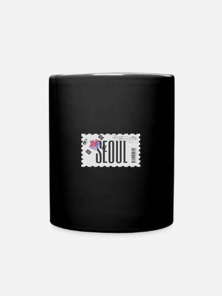 Seoul, Südkorea, South Korea - Tasse einfarbig - Schwarz