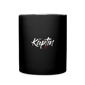 Käptin - Tasse einfarbig - Schwarz - Vorne