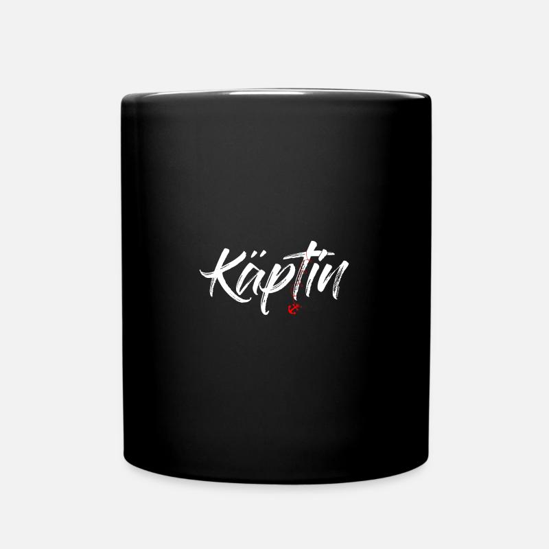 Käptin - Tasse einfarbig - Schwarz