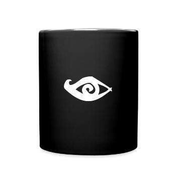 | des yeux Symbole | Œil qui voit tout| Égyptien - Mug uni - noir - Devant
