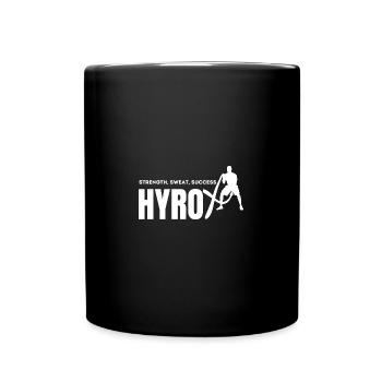 Kraftsport T-Shirt – Motivationsspruch & Gym Desig - Tasse einfarbig - Schwarz - Vorne
