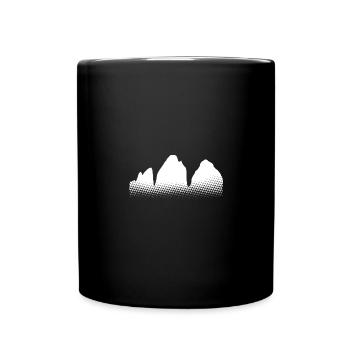 L’art des Trois Pics - Mug uni - noir - Devant