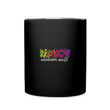 Rainbow - Full Colour Mug - black - Front