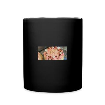 Zuger Kirschtorte - Tasse einfarbig - Schwarz - Vorne