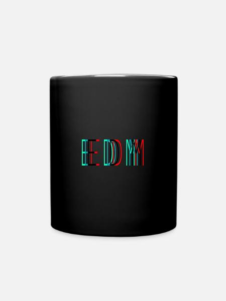EDM - Tasse einfarbig - Schwarz