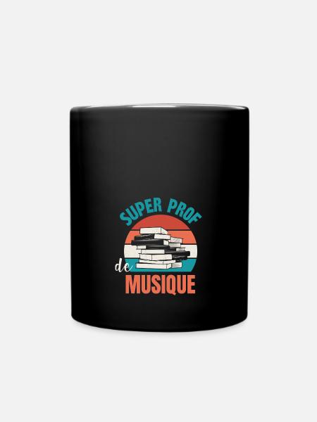 super prof de musique - Mug uni - noir