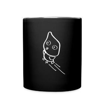Cette chouette commence par - Mug uni - noir - Devant