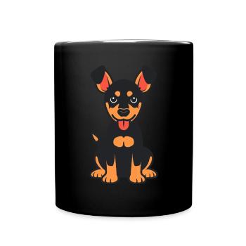 Dobermann - Full Colour Mug - black - Front