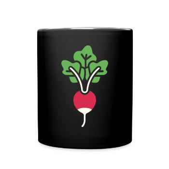 radis - Mug uni - noir - Devant