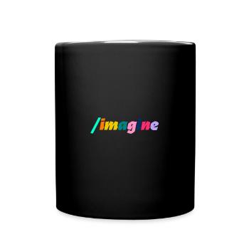 imagine rgb - Full Colour Mug - black - Front