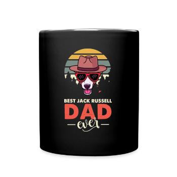 Meilleur Jack Russel Papa Ever Terrier Dog Lover Paw - Mug uni - noir - Devant