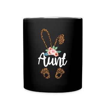 Tante Amoureux des animaux Femmes Mignon Jour de Pâques - Mug uni - noir - Devant