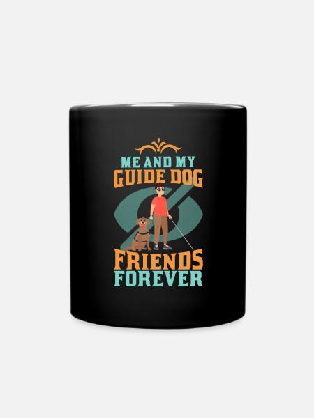 Blindness consciousness Blind by law - Full Colour Mug - black